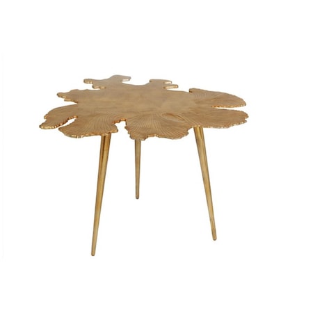 Moes Home Collection Amoeba Side Table, Gold FI-1006-32